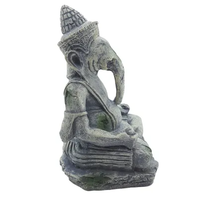 Statue Éléphant, hauteur 16.5 cm, décoration aquarium