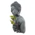 Statue bouddha  18 cm, hauteur 19 cm, décoration aquarium