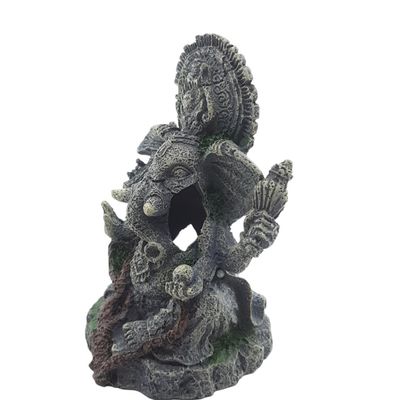 Statue Éléphant, hauteur 12 cm, décoration aquarium
