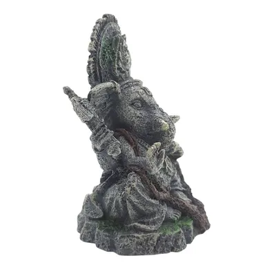 Statue Éléphant, hauteur 12 cm, décoration aquarium
