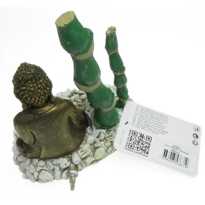 zolux - Diffuseur bouddha bambou . 13 x 9 x 12 cm. décoration aquarium