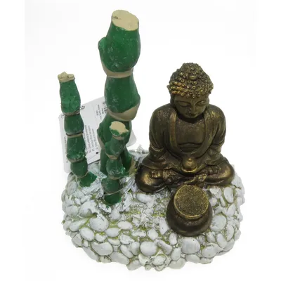 zolux - Diffuseur bouddha bambou . 13 x 9 x 12 cm. décoration aquarium