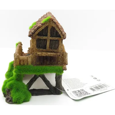Cabane petit modèle ki pouss 13 x 8 x 10 cm décoration aquarium