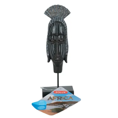 Décoration Africa masque Femme  taille M. Aquarium.