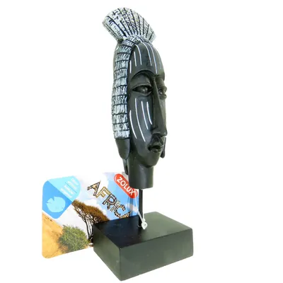 Décoration Africa masque Femme  taille M. Aquarium.