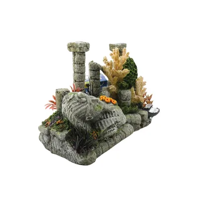 Bois avec cruches Décoration aquarium 25 x 13.5 x 14 cm.