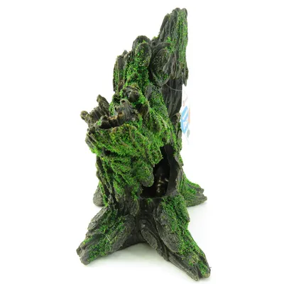 Flamingo - Décoration aquarium. Moza souche.  15 x 11 x 15 cm.