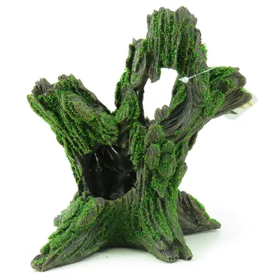 Flamingo - Décoration aquarium. Moza souche.  15 x 11 x 15 cm.