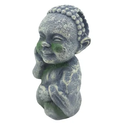 Statue bouddha ø 5 cm, hauteur 10 cm, décoration aquarium