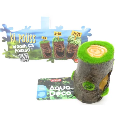 Tronc petit modèle. ki pouss 6.6 x 5.6 x 10 cm décoration aquarium