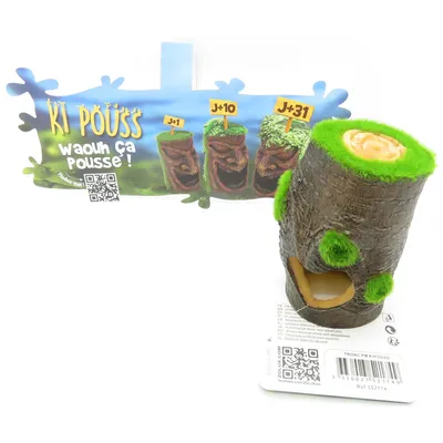 Tronc petit modèle. ki pouss 6.6 x 5.6 x 10 cm décoration aquarium