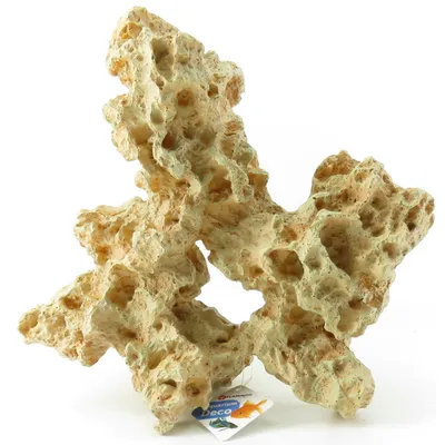 Sahara corail. 28 x 15 x 23 cm. Décoration aquarium.