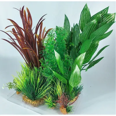 Déco plantkit idro N2. plantes artificielles. 6 pieces. H 27 cm. décorati Déco plantkit idro N2. plantes artificielles. 6 pieces. H 27 cm. décorati