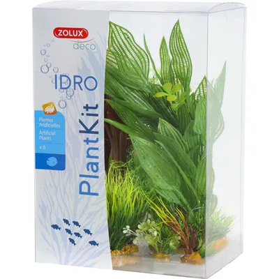 Déco plantkit idro N2. plantes artificielles. 6 pieces. H 27 cm. décorati Déco plantkit idro N2. plantes artificielles. 6 pieces. H 27 cm. décorati