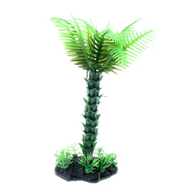 Palmier décoration solo M, H20 cm, pour aquarium
