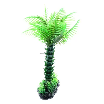 Palmier décoration solo M, H20 cm, pour aquarium