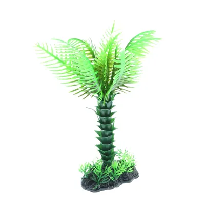 Palmier décoration solo M, H20 cm, pour aquarium