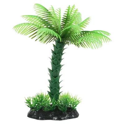Palmier décoration solo M, H20 cm, pour aquarium