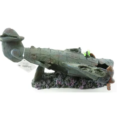 Avion PHILO.  35 x 25 x 18 cm. décoration aquarium.