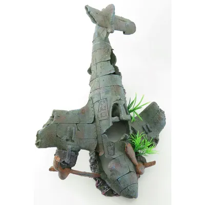 Avion PHILO.  35 x 25 x 18 cm. décoration aquarium.