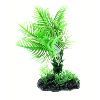 animallparadise - Palmier décoration solo S, H15 cm, pour aquarium animallparadise - Palmier décoration solo S, H15 cm, pour aquarium
