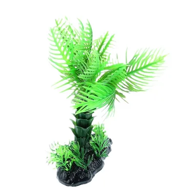 animallparadise - Palmier décoration solo S, H15 cm, pour aquarium