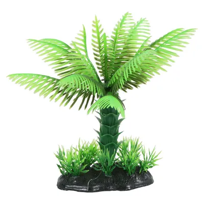 animallparadise - Palmier décoration solo S, H15 cm, pour aquarium