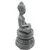 Statue bouddha assis socle ø 7.5 cm, hauteur 16.5 cm, décoration aquarium