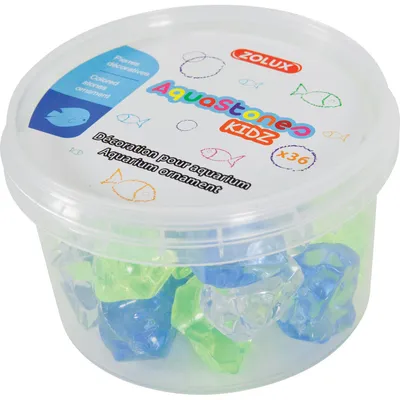 Cailloux décoratifs 36 pieces pour aquarium