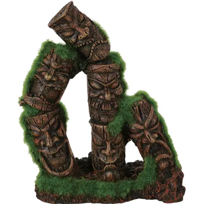 Totem 3 colonnes ki pouss 10 x 6 x 13 cm décoration aquarium