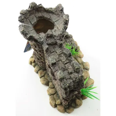 Ruine château 20 x 17 x 17 cm pour aquarium