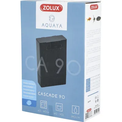 Filtration intérieure cascade 90, puissance 5w 380l/h pour aquarium de 60 à