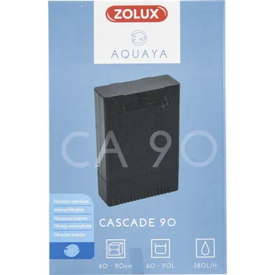 Filtration intérieure cascade 90, puissance 5w 380l/h pour aquarium de 60 à