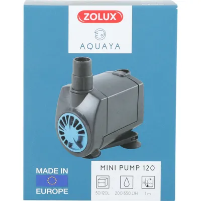 Mini pompe 120 - pour aquarium de 80 à 120 Litres.