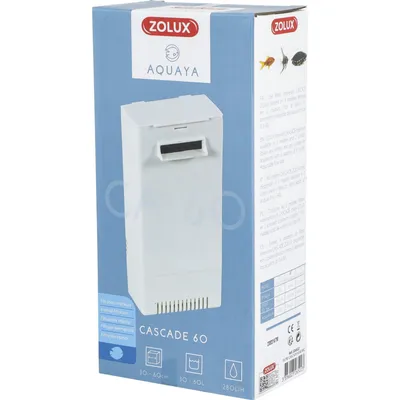 Filtration intérieure cascade 60 , 280l/h pour aquarium de 30 à 60l max cou