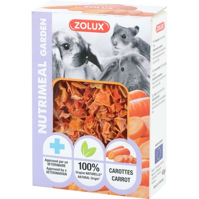 Friandises Carottes séché 40 g pour rongeur