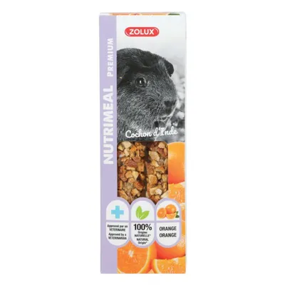 zolux - Friandises 2 sticks premium orange pour cochon d'inde, pour rongeur