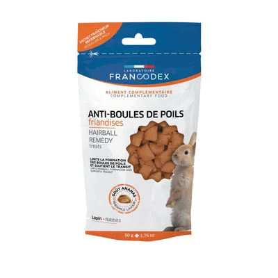 Francodex - Friandises Anti Boules de Poils  50g Pour Lapins