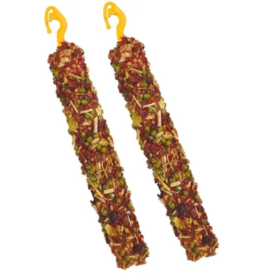 zolux - Friandises 2 sticks premium légumes pour lapin adulte , pour lapin
