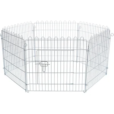 Enclos pour lapin ø 126 × 58 cm. Enclos pour lapin ø 126 × 58 cm.