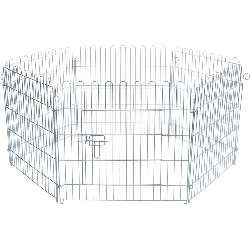 Enclos pour lapin ø 126 × 58 cm.