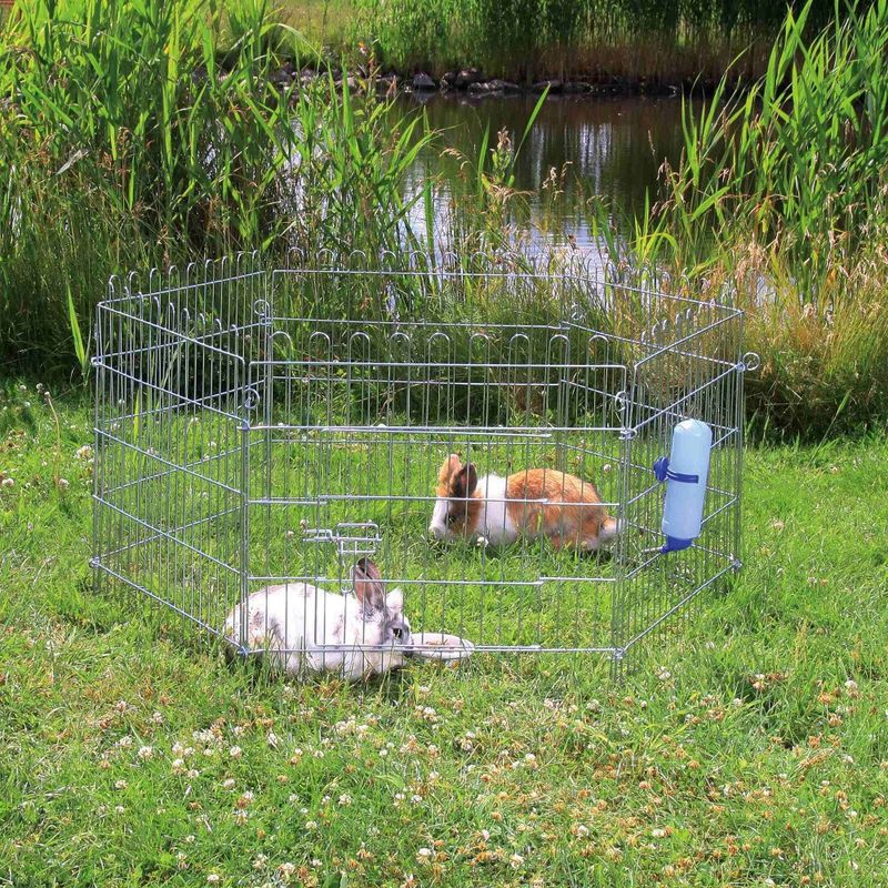Trixie - Enclos pour lapin ø 126 × 58 cm.