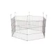 Parc hexagonal ø 120 x H 61 cm en métal pour extérieur pour rongeur