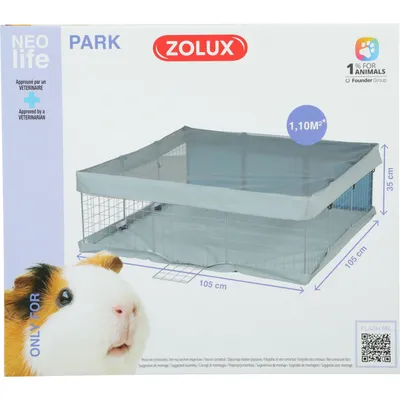zolux - Parc Neopark pour cochon d'inde surface 1.10m²