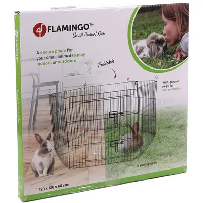 Flamingo - Enclos Zippo  ø 120 × hauteur 60 cm pour lapin