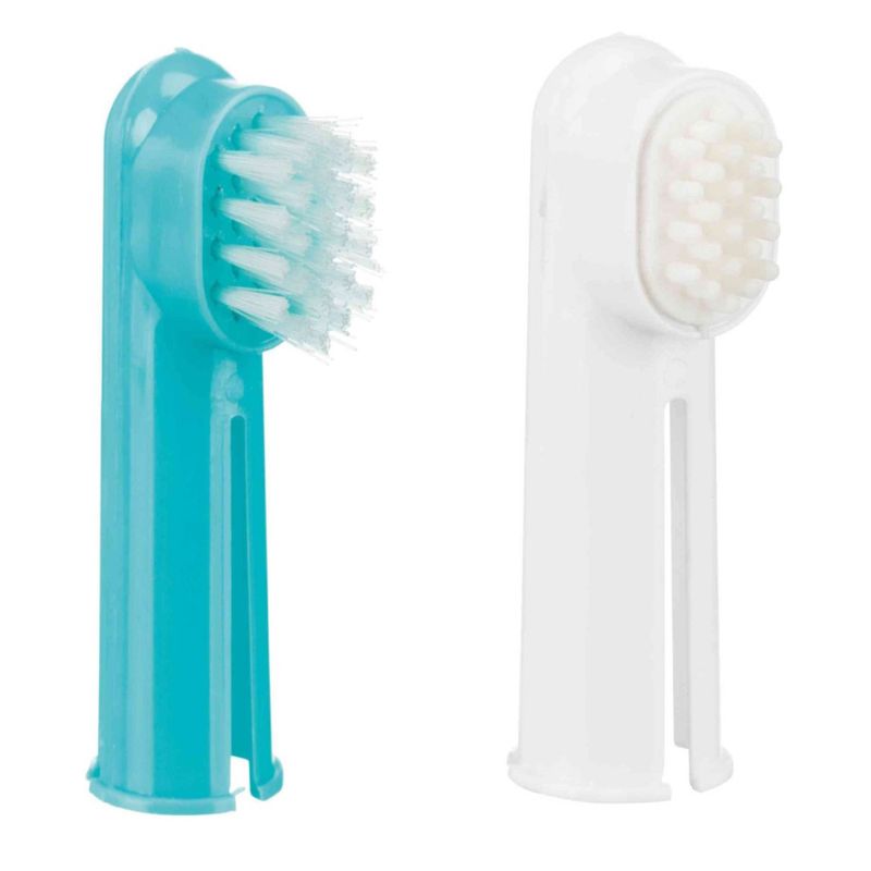 Trixie - Set de 2 brosses à dents 6 cm pour chien ou chat