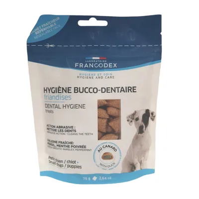 Friandises Hygiène Bucco-Dentaire 75g Pour chiot et petit Chien