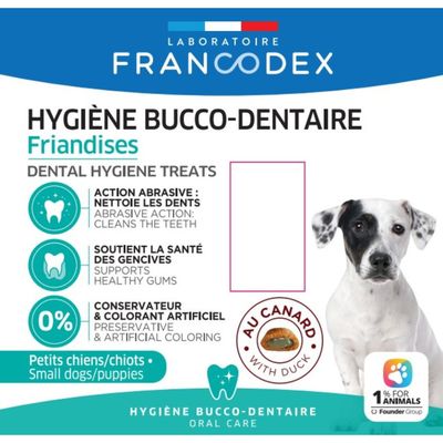 Friandises Hygiène Bucco-Dentaire 75g Pour chiot et petit Chien