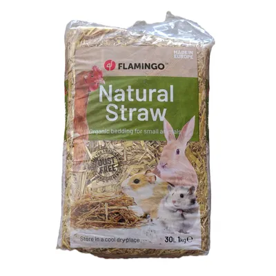 Paille 1 kg 30 Litres pour rongeurs Paille 1 kg 30 Litres pour rongeurs