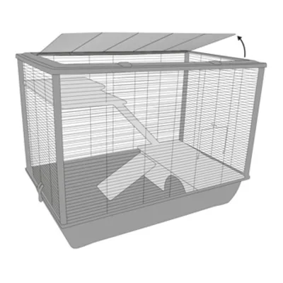 Cage pour Petits Animaux Souris Hamsters Cochon d'Inde Multi-taille